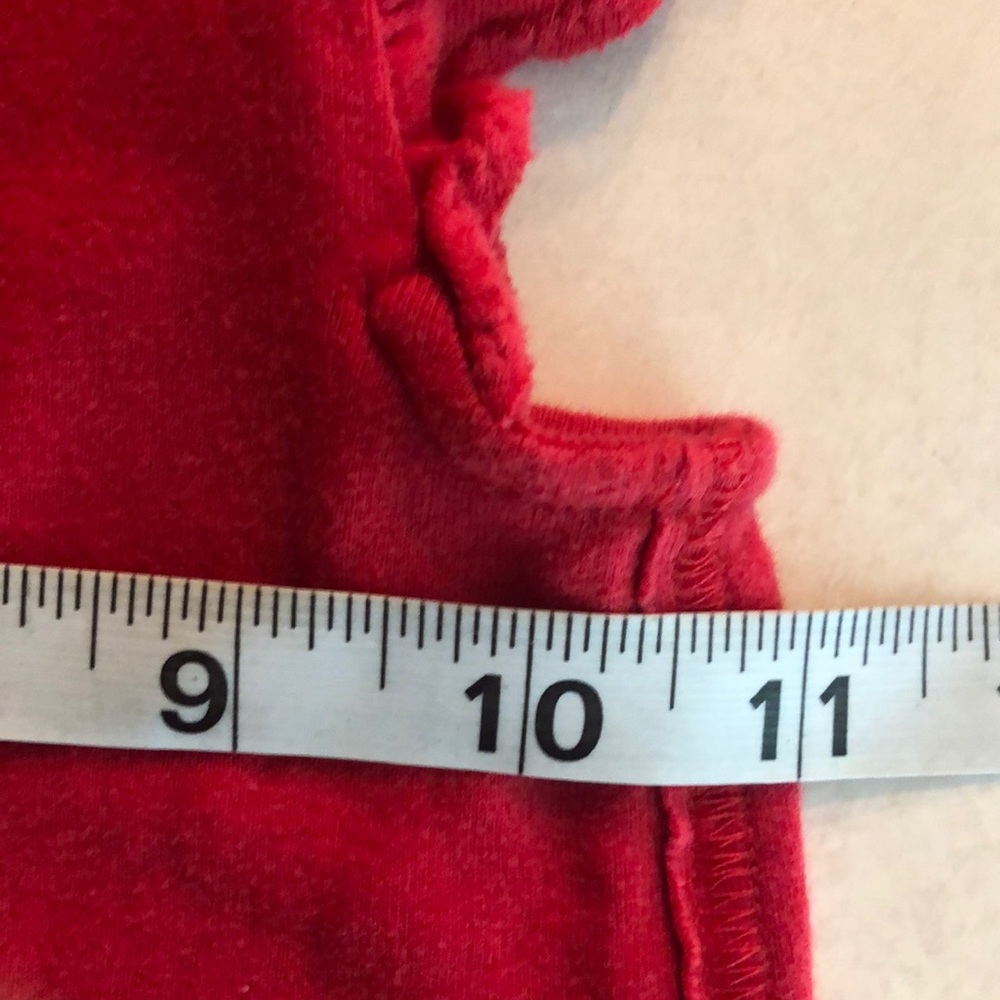 Ralph Lauren Ruffle Tank Floral Toddler Girl Red - Picture 6 of 7